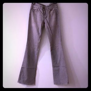 Joe’s Washed Gray Flare Jeans
